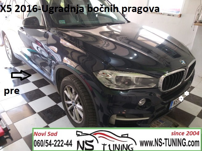 bmw x5 f15 20014 2015 2016 2017 2018 godiste bocni pragovi ugradnja kragujevac cacak subotica pancevo ns tuning